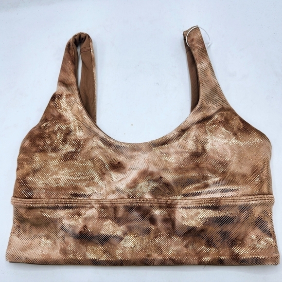 Lululemon Align Bra Shine Light Support A/B Cup Diamond Dye Reversible Size 4 - Picture 3 of 15